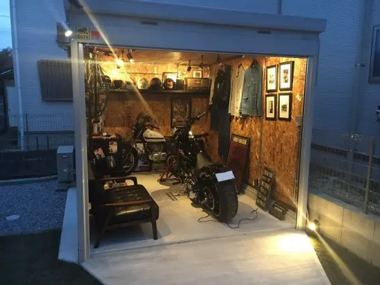 バイクガレージを安くたてる 10万円以内で実現するバイク保管庫
