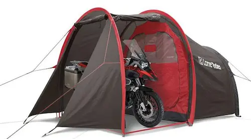 キャンプツーリング完全ガイド　バイクが入るテント