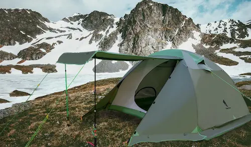 キャンプツーリング完全ガイド　冬用テント