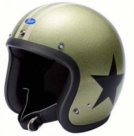 アメリカンバイクファッション　ジェットヘルメット