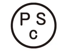 ヘルメットの安全規格マーク　PSC