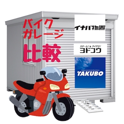 バイクガレージ　日本製比較