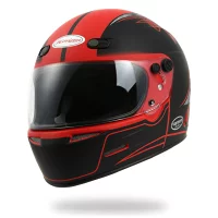 Z900RS に似合うヘルメット　火の玉カラー