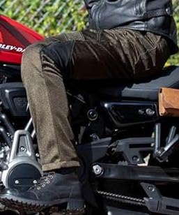 夏バイクパンツヒートガード付き