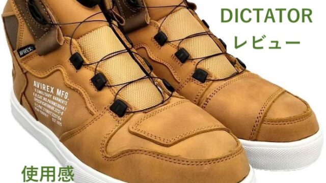 AVIREX DICTATOR レビュー　サイズ感
