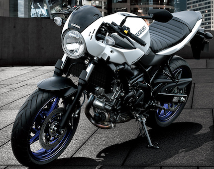 SV650X カフェタイプのファッションコーデ